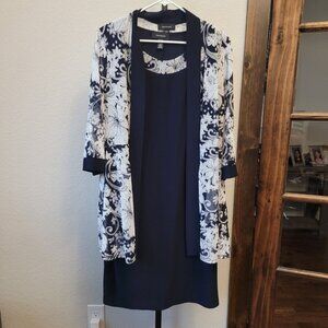 R&M Richards 2-Piece Midi Dress Set